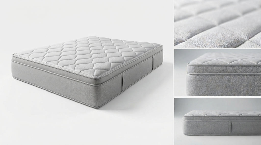 Cooling Gel & Latex-Look Foam Compressed Mattress