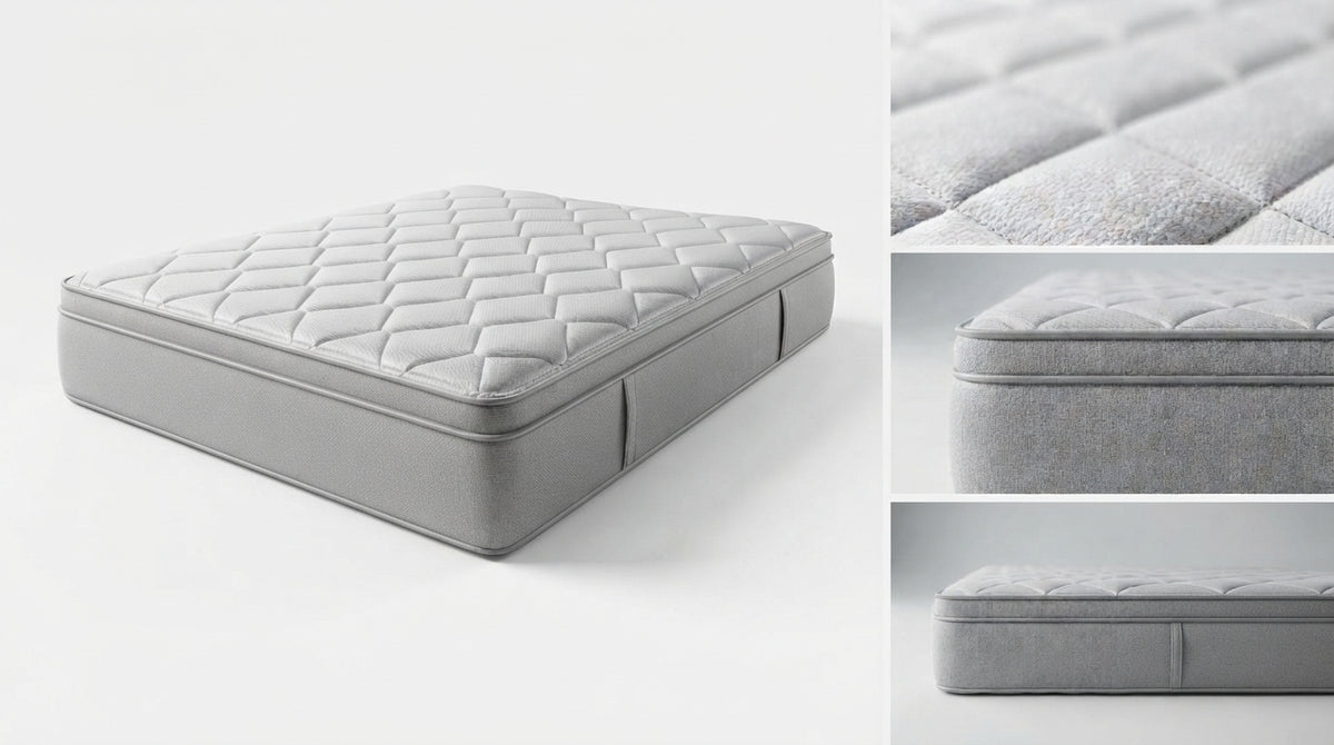 Cooling Gel & Latex-Look Foam Compressed Mattress